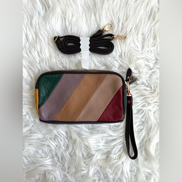 Multi Stripe Crossbody Purse - Picture 1 of 7